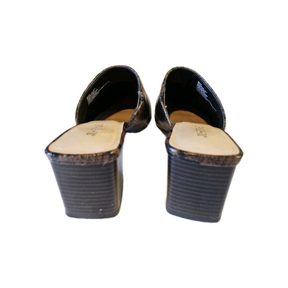 Just Fab Women's Brown Shoes Size 8 Snake Print - Picture 3 of 5